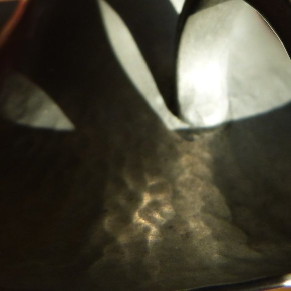 Antique Pewter Candle Holder / Courting Lamp - Picture 4 of 4